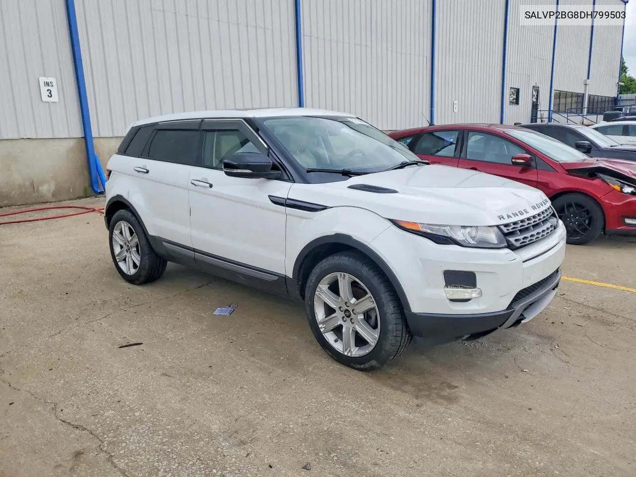 2013 Land Rover Range Rover Evoque Pure Plus VIN: SALVP2BG8DH799503 Lot: 57114896