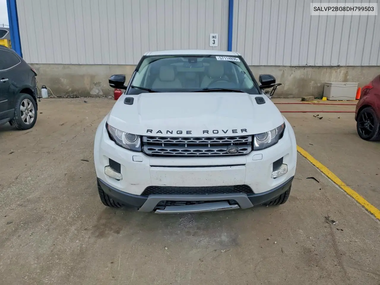 2013 Land Rover Range Rover Evoque Pure Plus VIN: SALVP2BG8DH799503 Lot: 57114896
