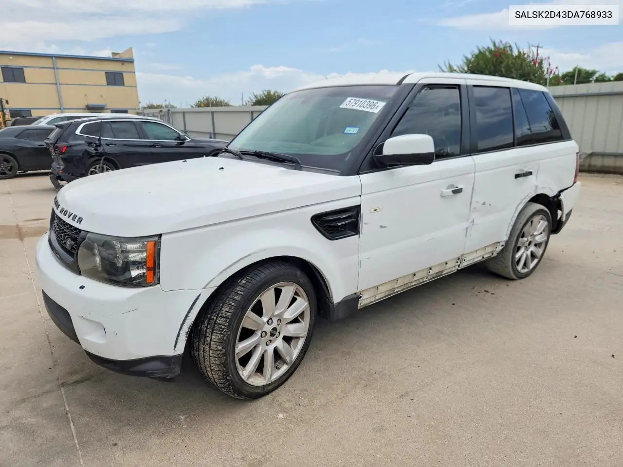 2013 Land Rover Range Rover Sport Hse Luxury VIN: SALSK2D43DA768933 Lot: 57910396