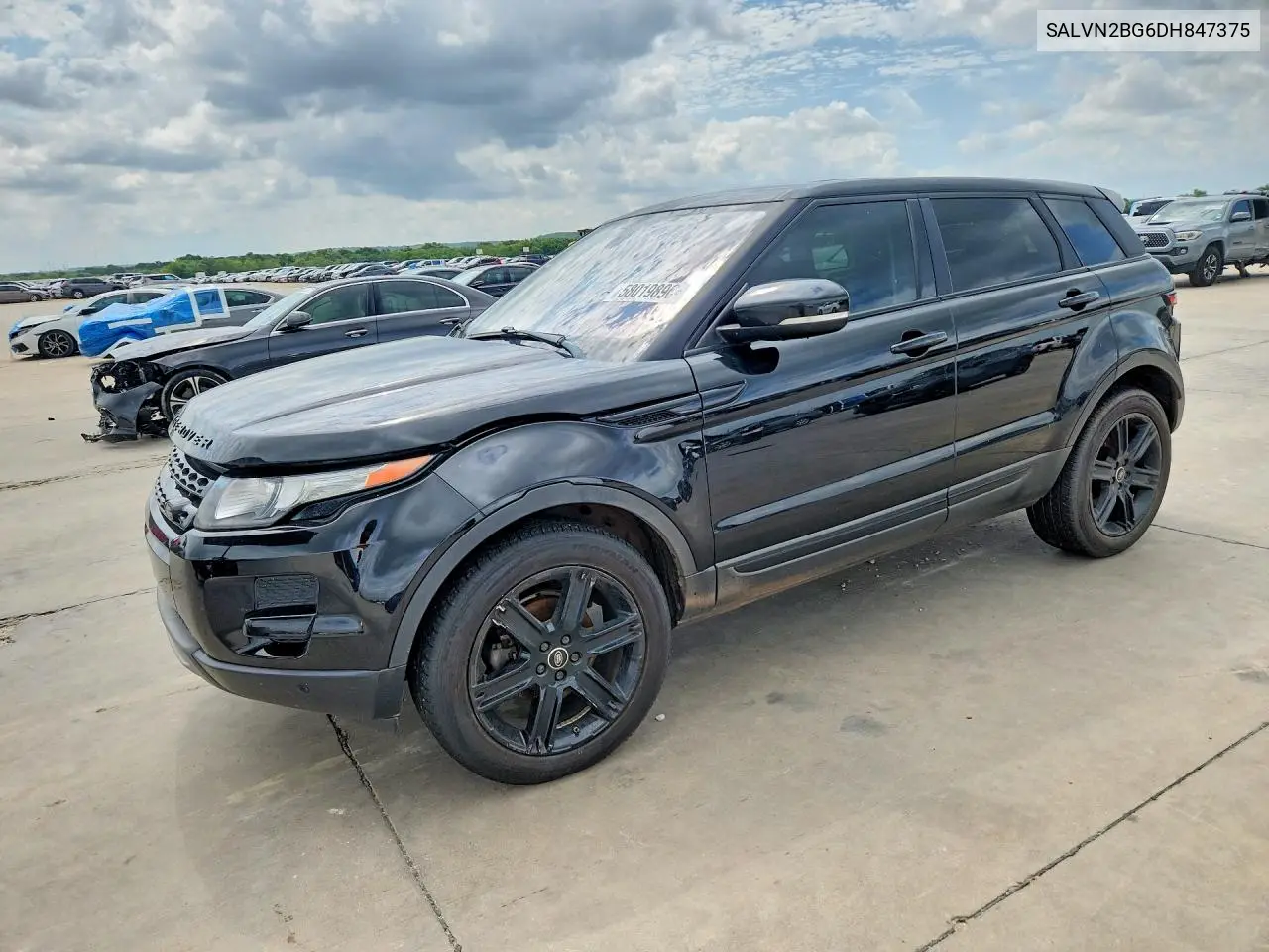 2013 Land Rover Range Rover Evoque Pure VIN: SALVN2BG6DH847375 Lot: 58019896