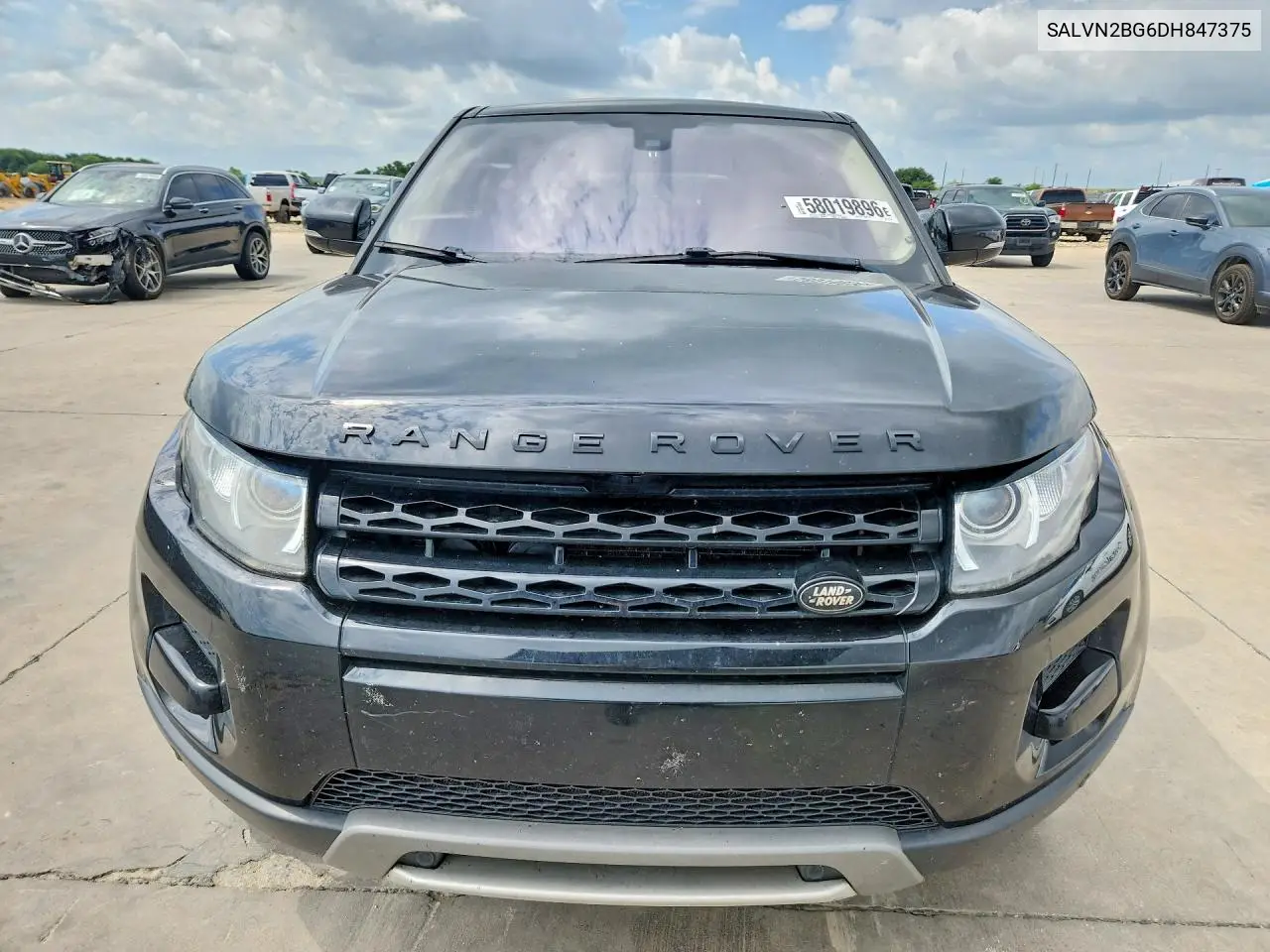 2013 Land Rover Range Rover Evoque Pure VIN: SALVN2BG6DH847375 Lot: 58019896