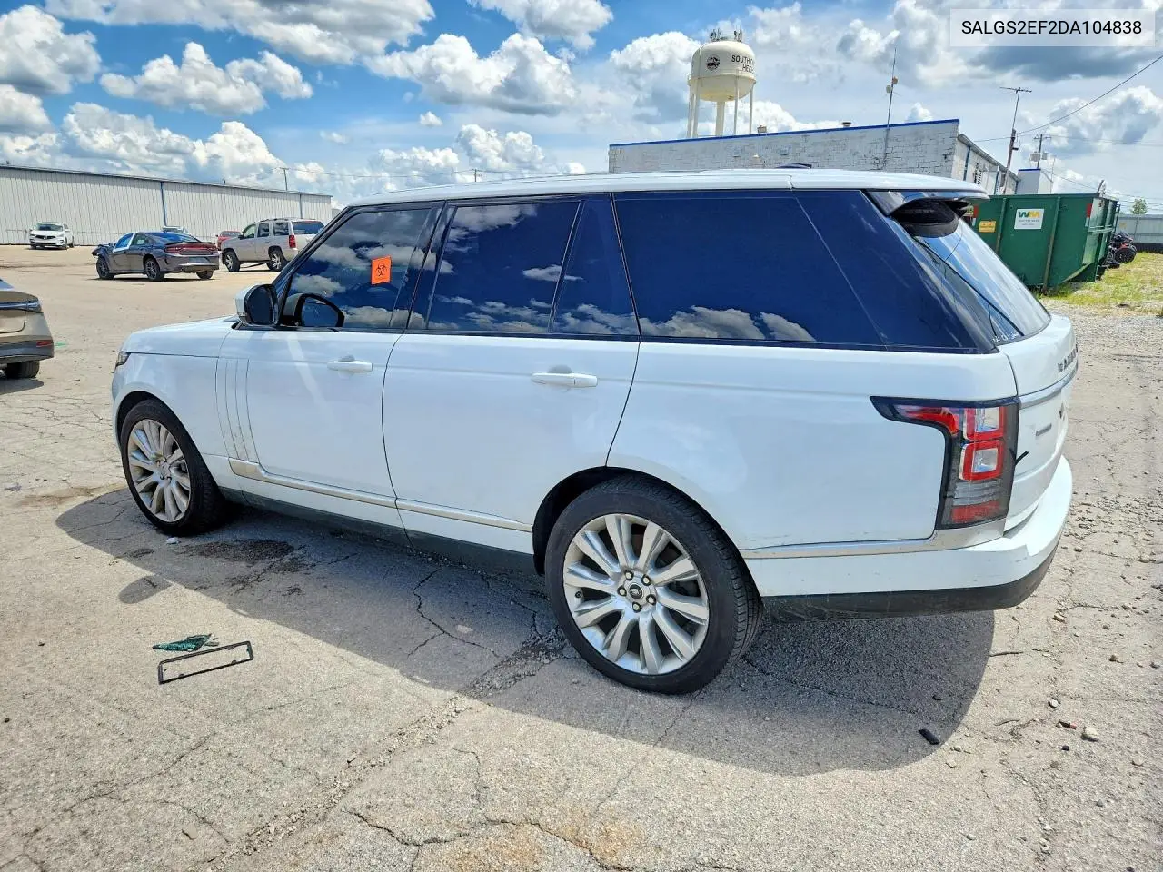 2013 Land Rover Range Rover Supercharged VIN: SALGS2EF2DA104838 Lot: 58486666