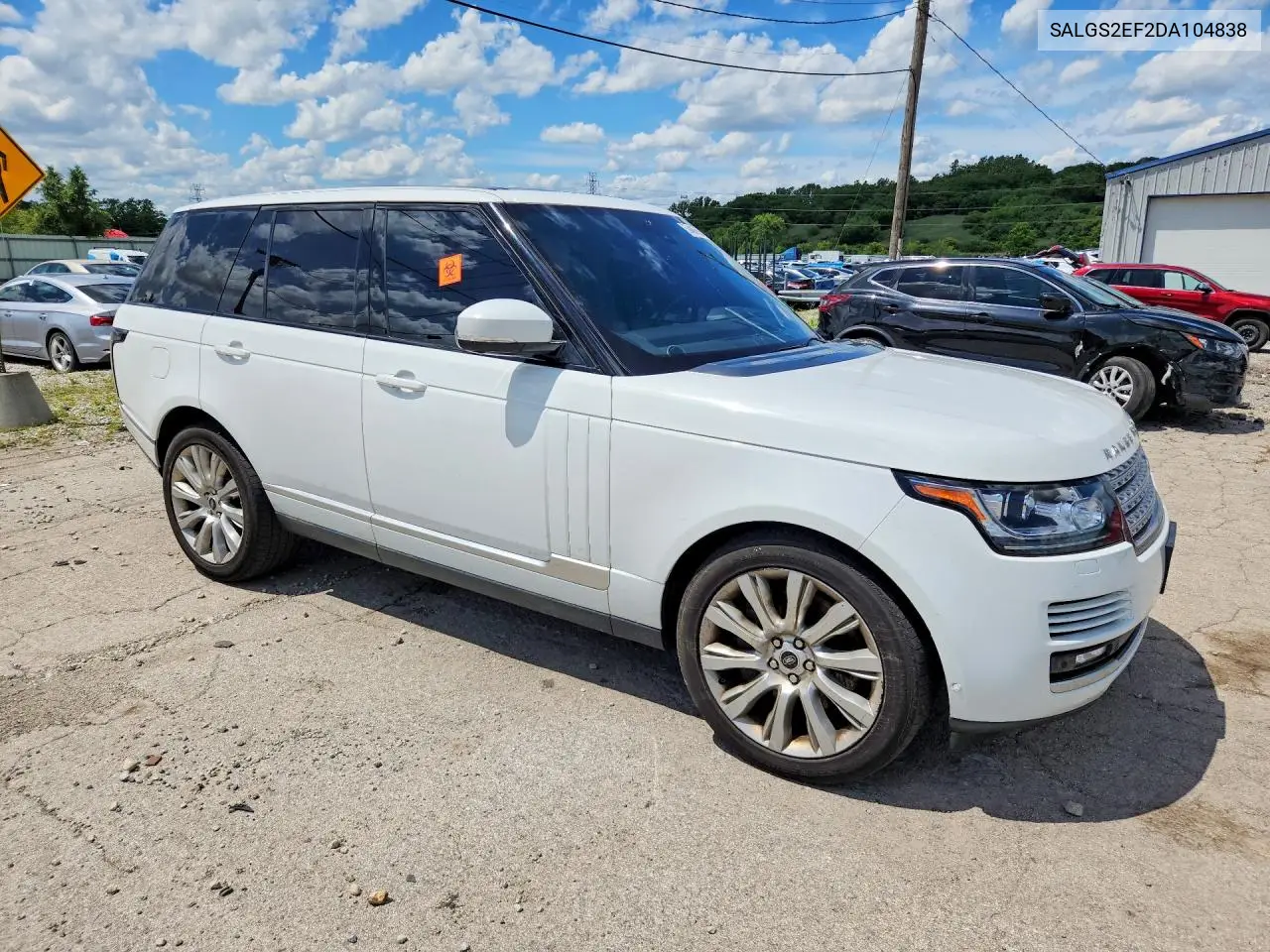2013 Land Rover Range Rover Supercharged VIN: SALGS2EF2DA104838 Lot: 58486666