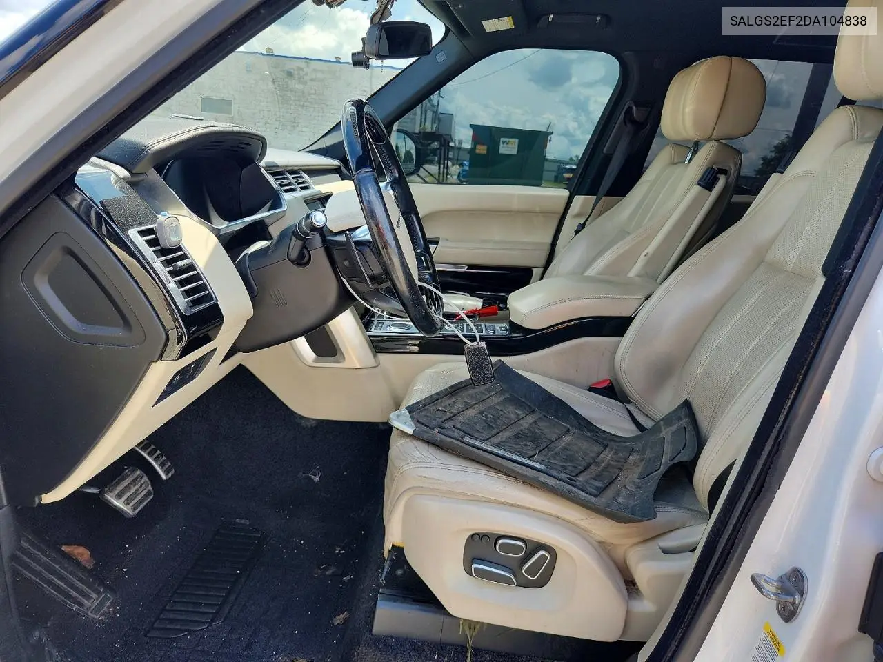 2013 Land Rover Range Rover Supercharged VIN: SALGS2EF2DA104838 Lot: 58486666