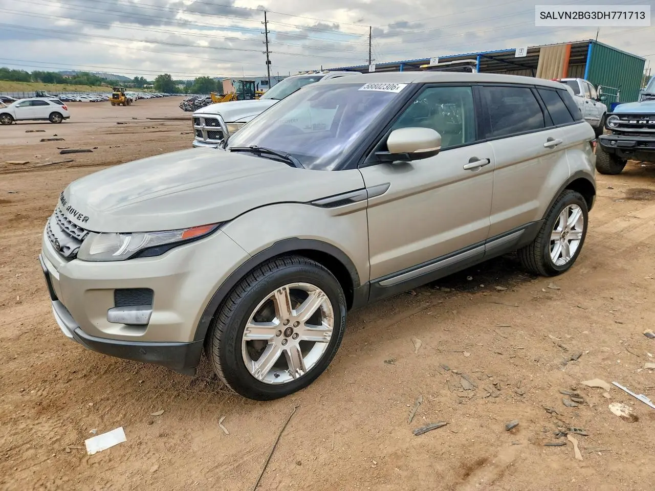 2013 Land Rover Range Rover Evoque Pure VIN: SALVN2BG3DH771713 Lot: 58802306