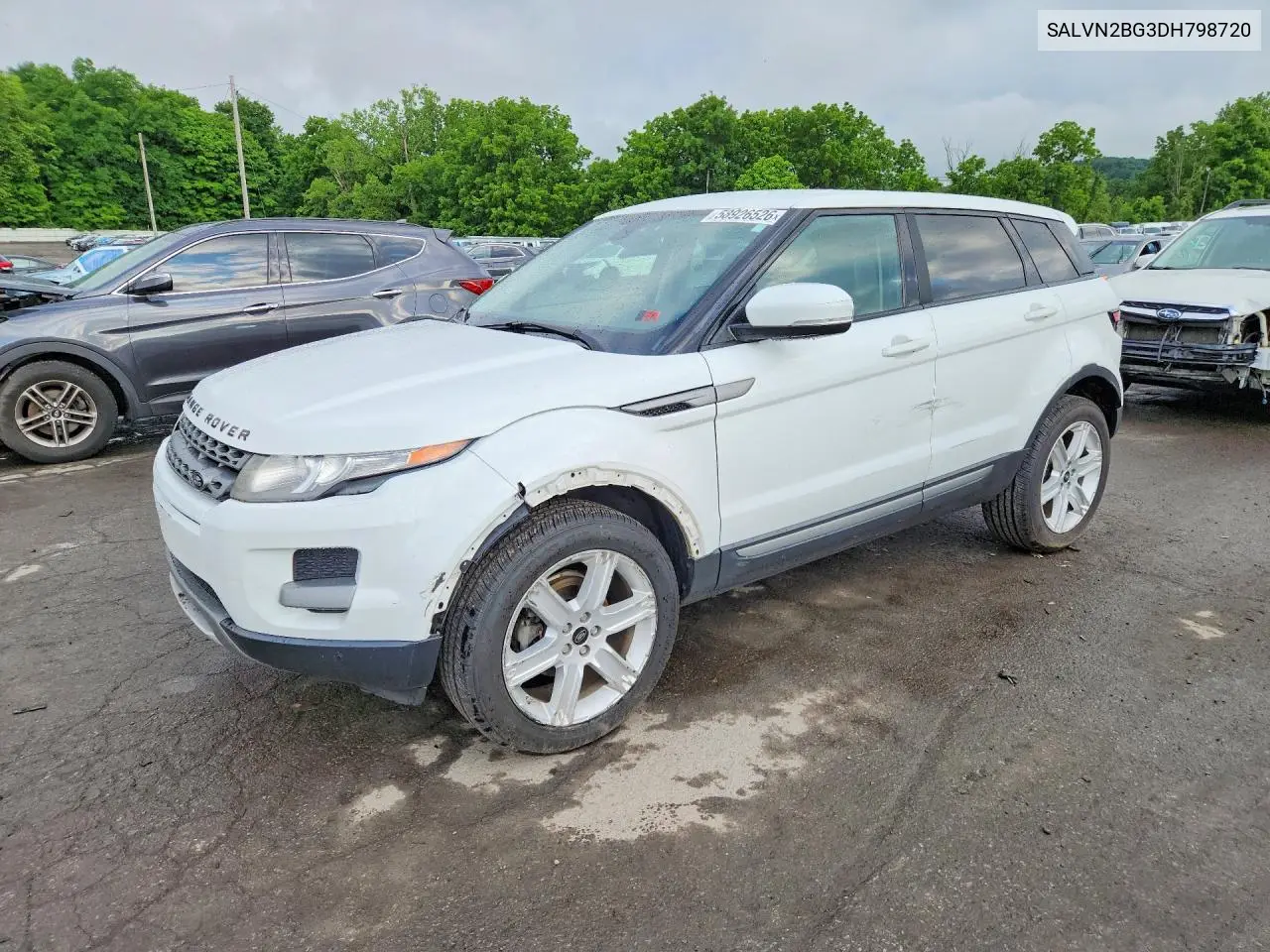 2013 Land Rover Range Rover Evoque Pure VIN: SALVN2BG3DH798720 Lot: 58926526