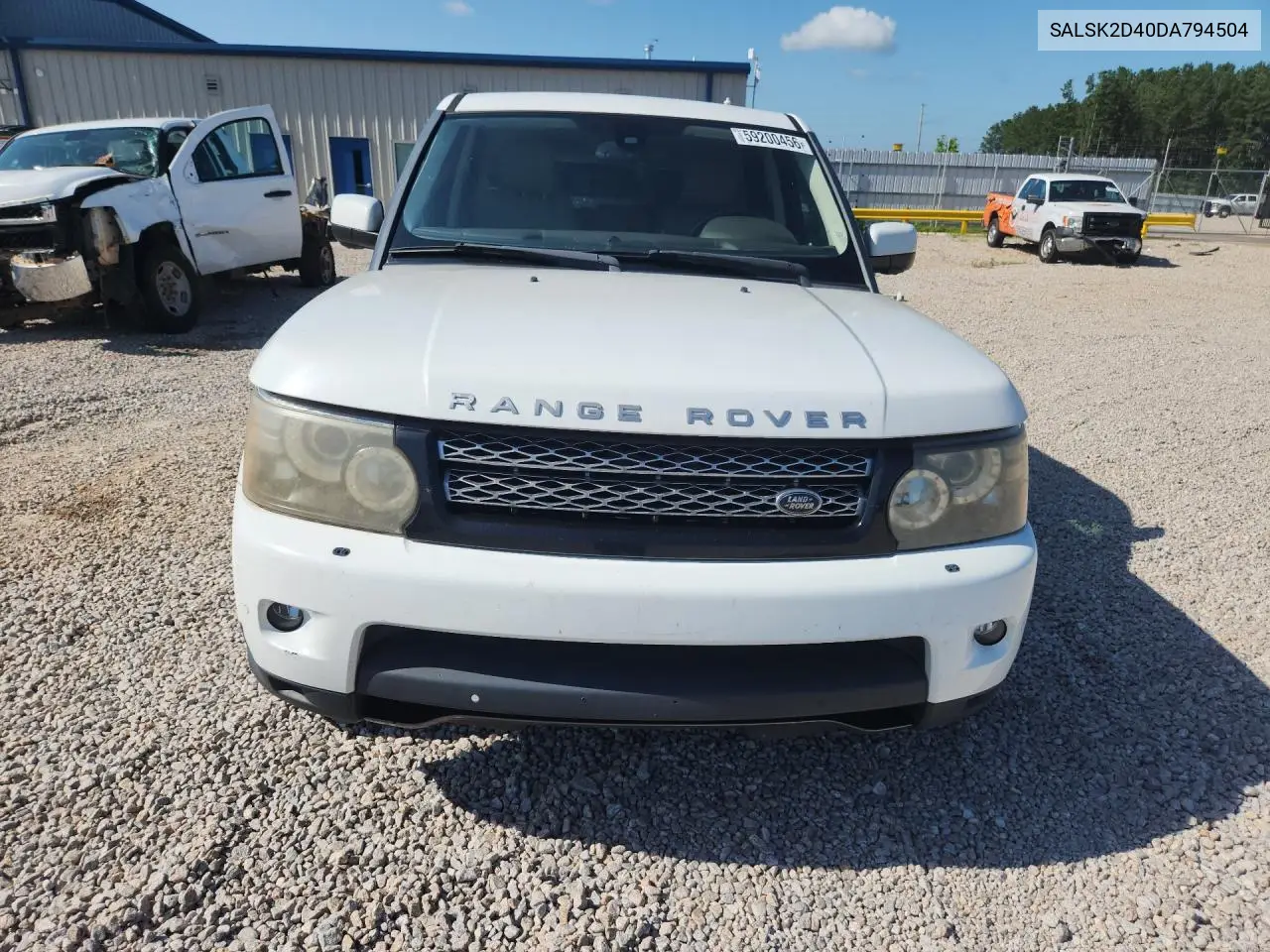 2013 Land Rover Range Rover Sport Hse Luxury VIN: SALSK2D40DA794504 Lot: 59200456
