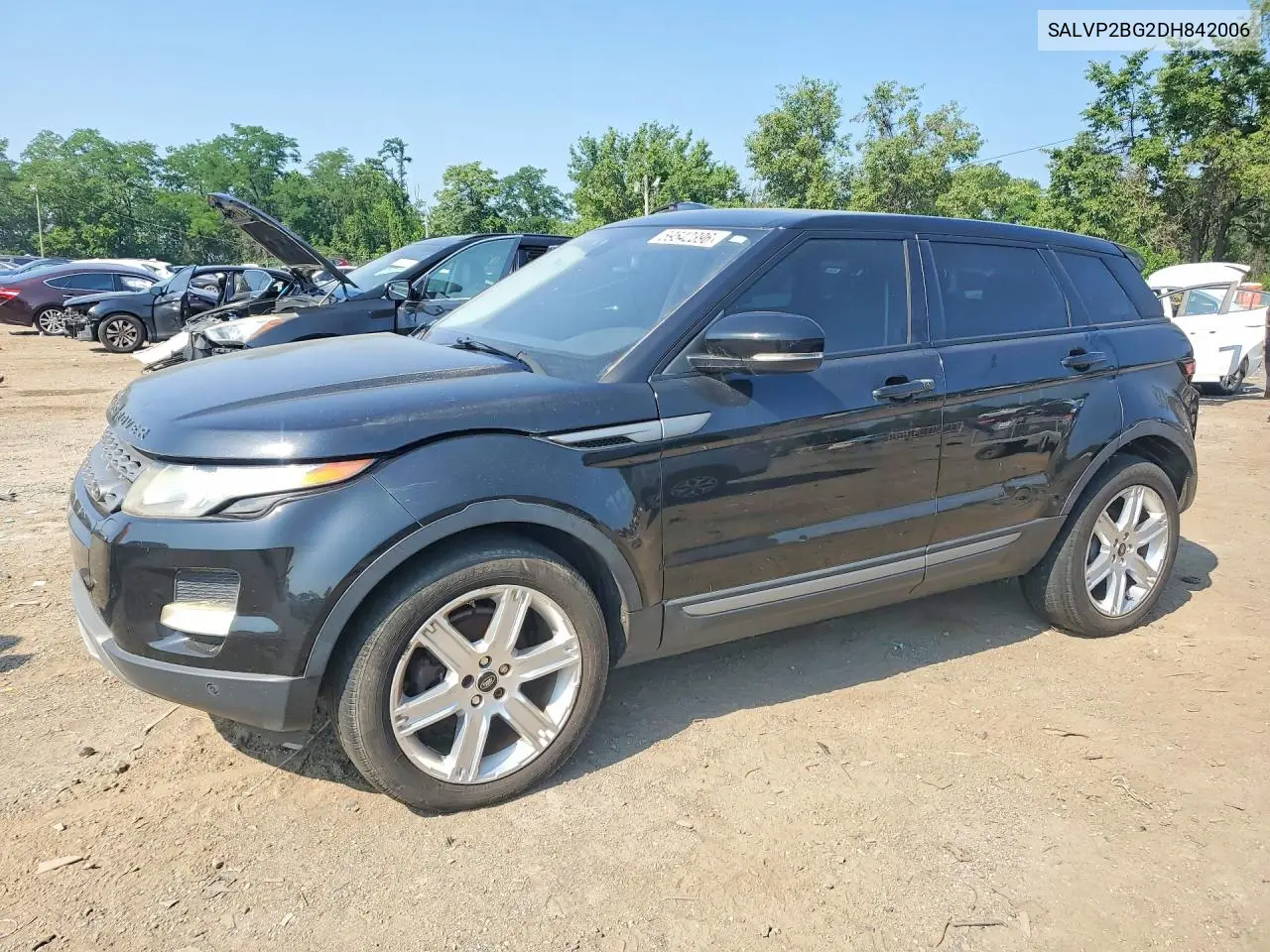 2013 Land Rover Range Rover Evoque Pure Plus VIN: SALVP2BG2DH842006 Lot: 59542396