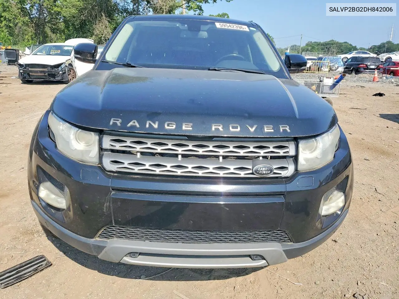 2013 Land Rover Range Rover Evoque Pure Plus VIN: SALVP2BG2DH842006 Lot: 59542396