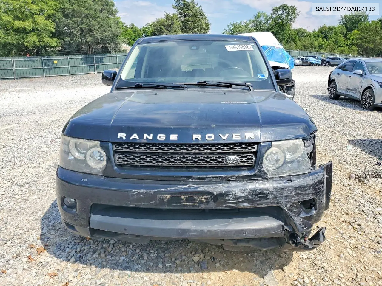 2013 Land Rover Range Rover Sport Hse VIN: SALSF2D44DA804133 Lot: 59849686