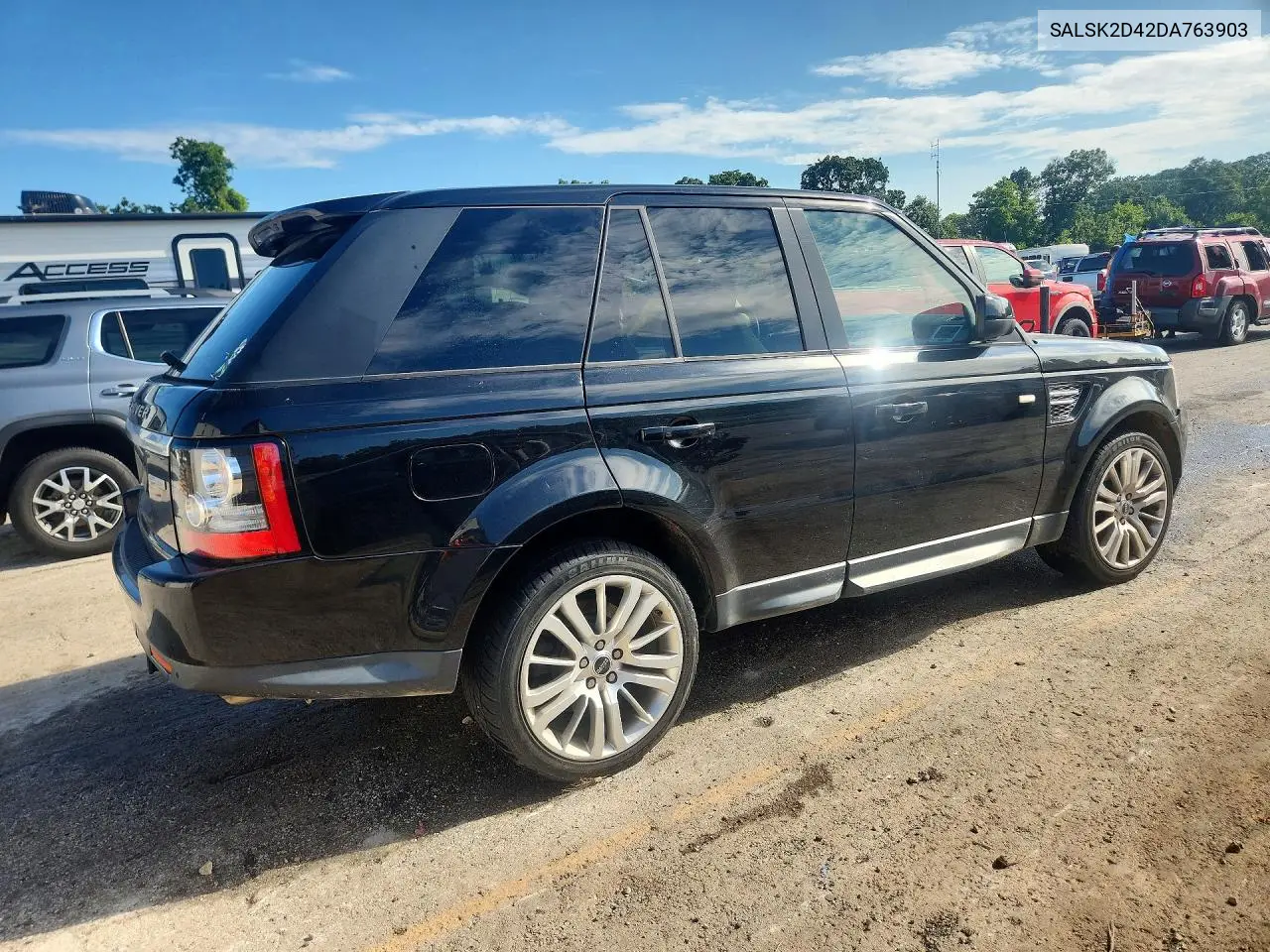 2013 Land Rover Range Rover Sport Hse Luxury VIN: SALSK2D42DA763903 Lot: 61071626