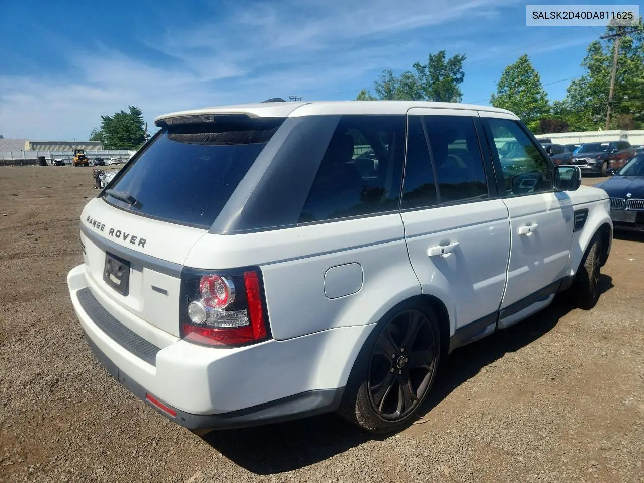 2013 Land Rover Range Rover Sport Hse Luxury VIN: SALSK2D40DA811625 Lot: 61110096