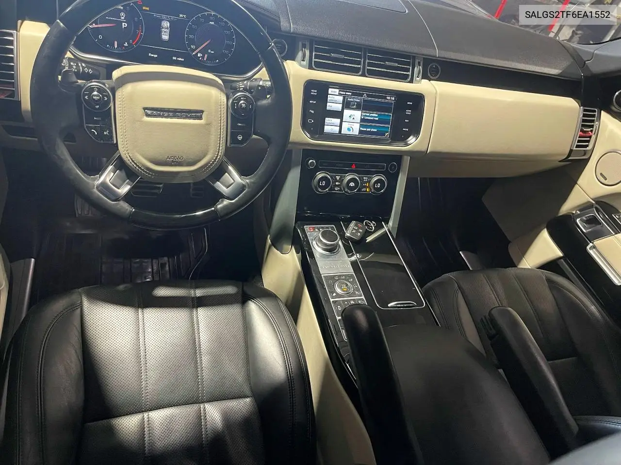 2014 Land Rover Range Rover Supercharged VIN: SALGS2TF6EA155229 Lot: 50856436