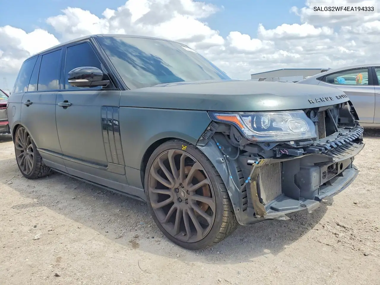 2014 Land Rover Range Rover Hse VIN: SALGS2WF4EA194333 Lot: 51233126