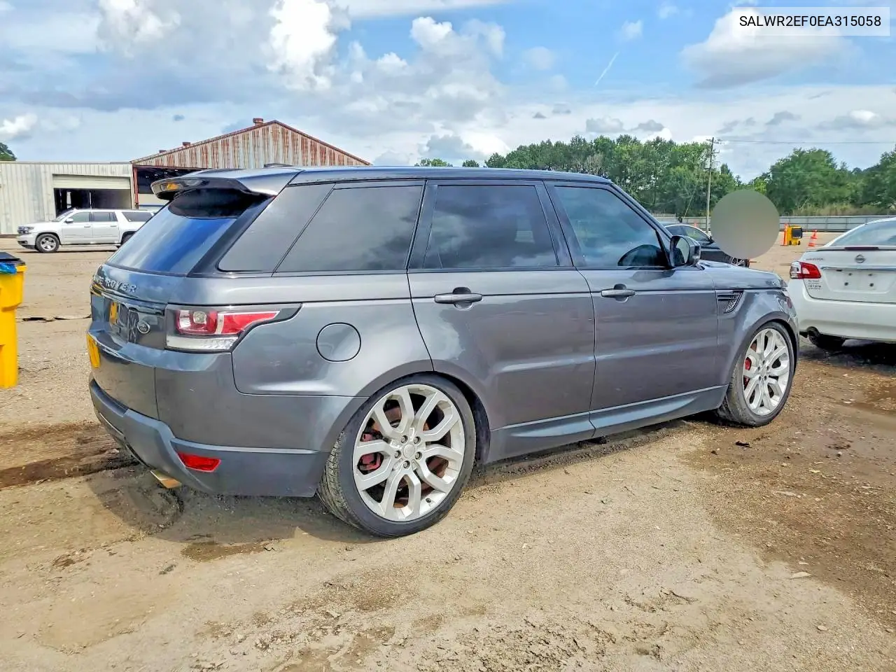 2014 Land Rover Range Rover Sport Sc VIN: SALWR2EF0EA315058 Lot: 56622776