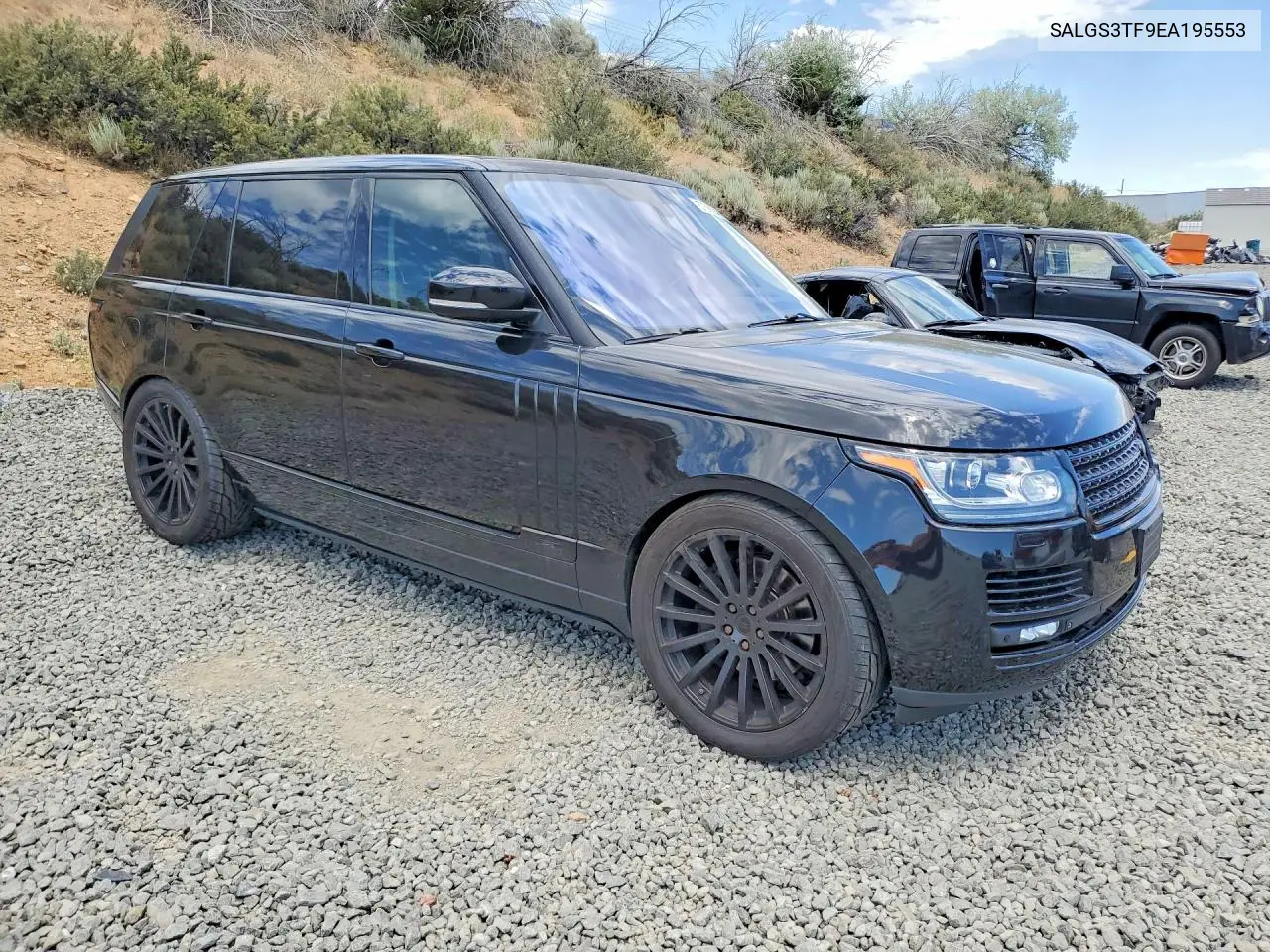 2014 Land Rover Range Rover Supercharged VIN: SALGS3TF9EA195553 Lot: 57566246