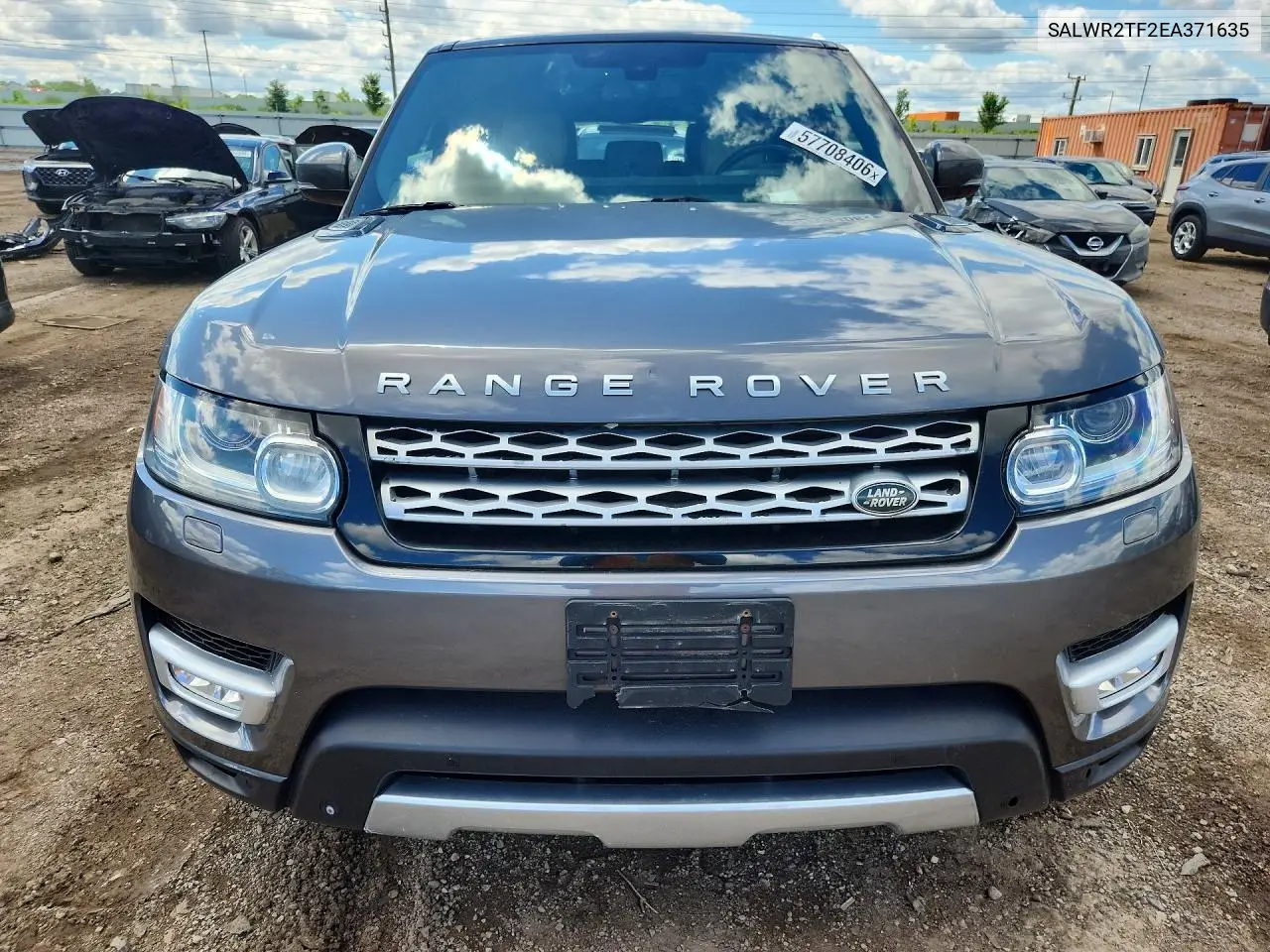 2014 Land Rover Range Rover Sport Sc VIN: SALWR2TF2EA371635 Lot: 57708406