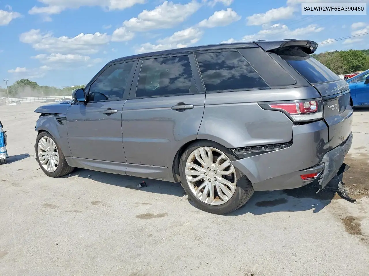 2014 Land Rover Range Rover Sport Hse VIN: SALWR2WF6EA390460 Lot: 57711936