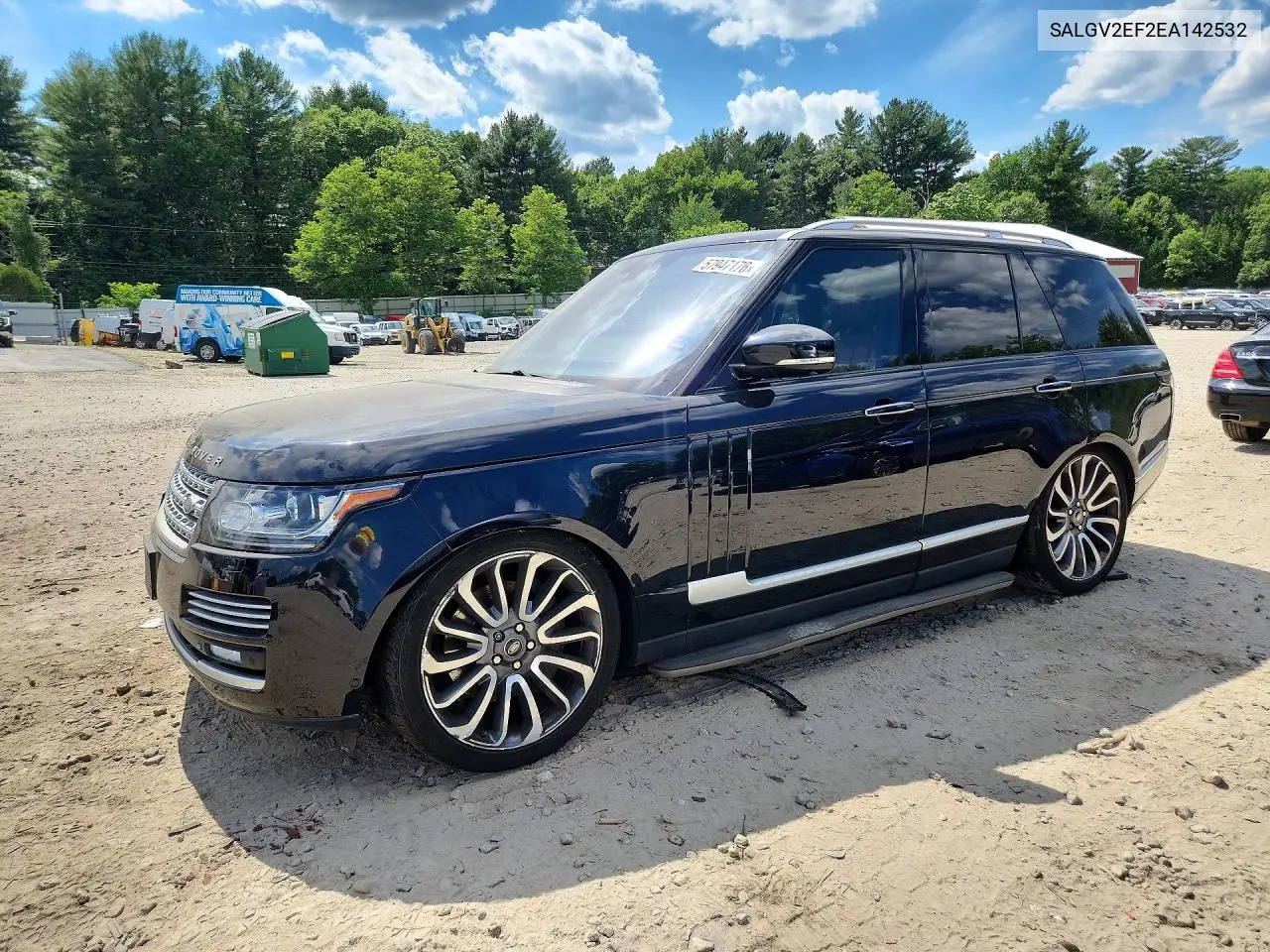 2014 Land Rover Range Rover Autobiography VIN: SALGV2EF2EA142532 Lot: 57947176