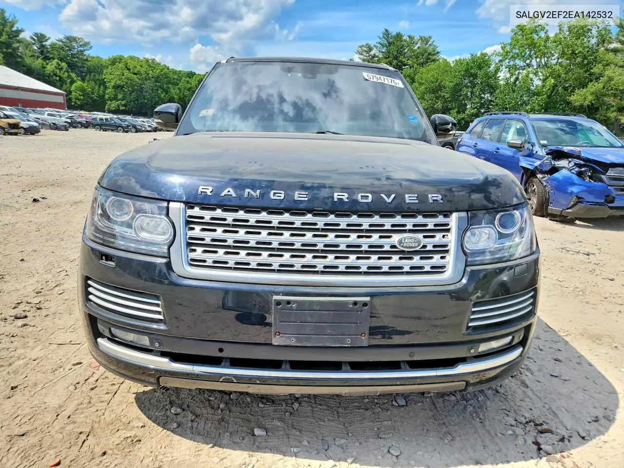 2014 Land Rover Range Rover Autobiography VIN: SALGV2EF2EA142532 Lot: 57947176