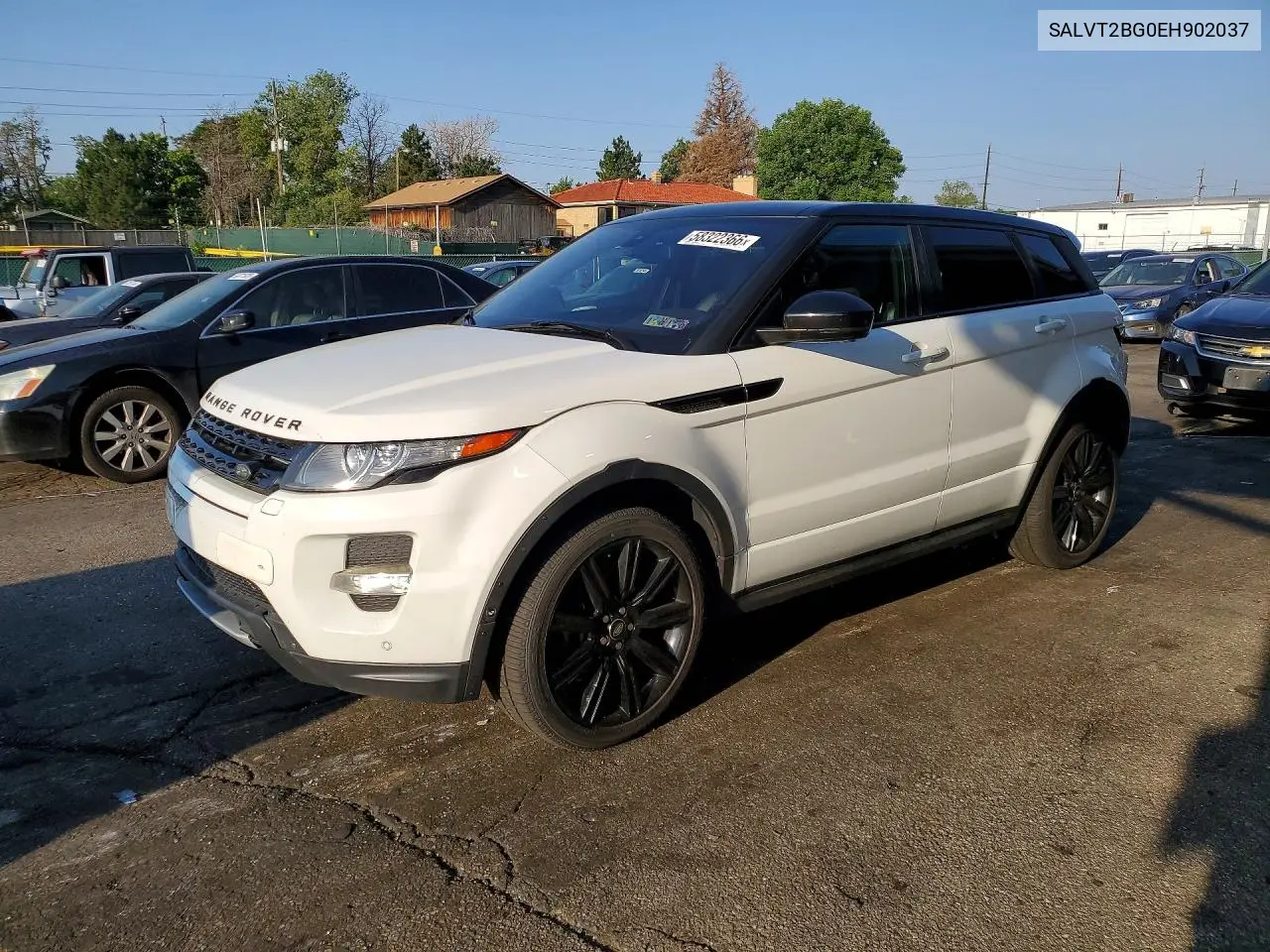 2014 Land Rover Range Rover Evoque Dynamic Premium VIN: SALVT2BG0EH902037 Lot: 58322366