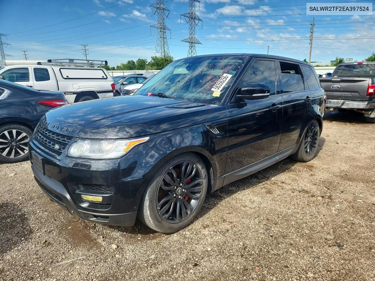 2014 Land Rover Range Rover Sport Sc VIN: SALWR2TF2EA397524 Lot: 58356256