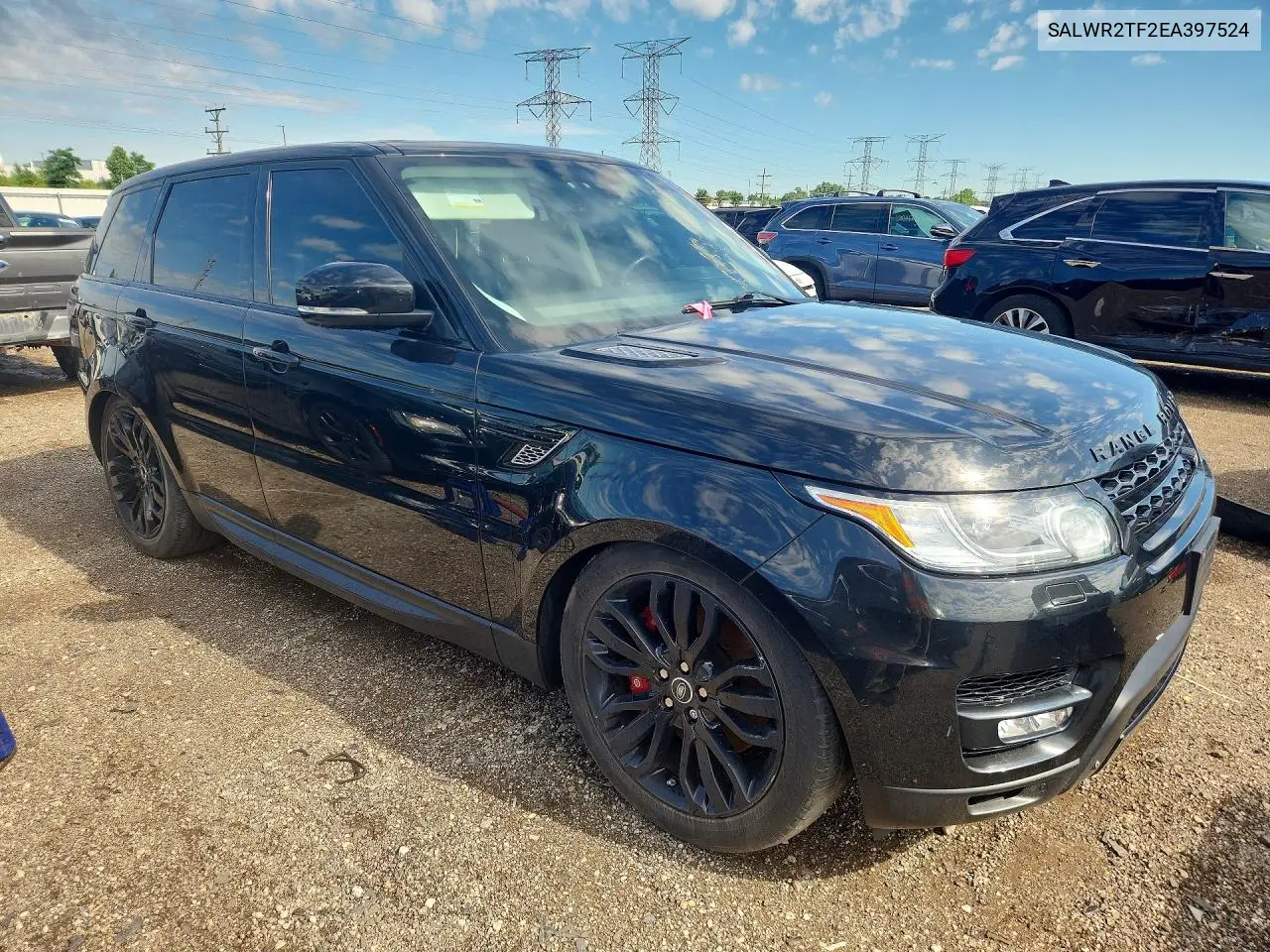 2014 Land Rover Range Rover Sport Sc VIN: SALWR2TF2EA397524 Lot: 58356256