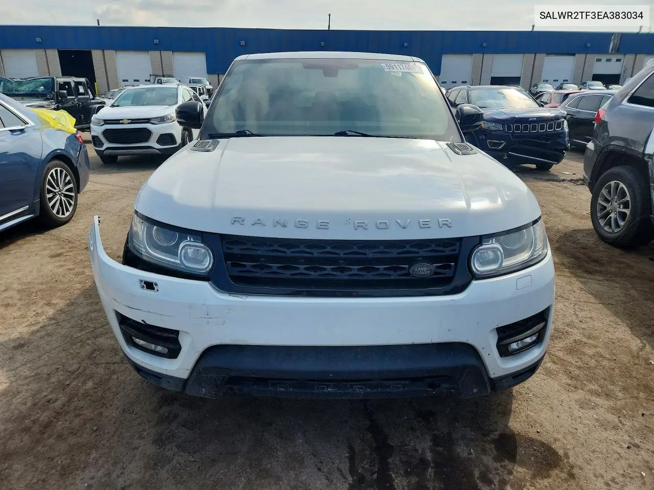 2014 Land Rover Range Rover Sport Sc VIN: SALWR2TF3EA383034 Lot: 59117466
