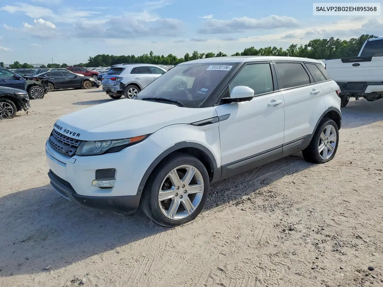 2014 Land Rover Range Rover Evoque Pure Plus VIN: SALVP2BG2EH895368 Lot: 59338196