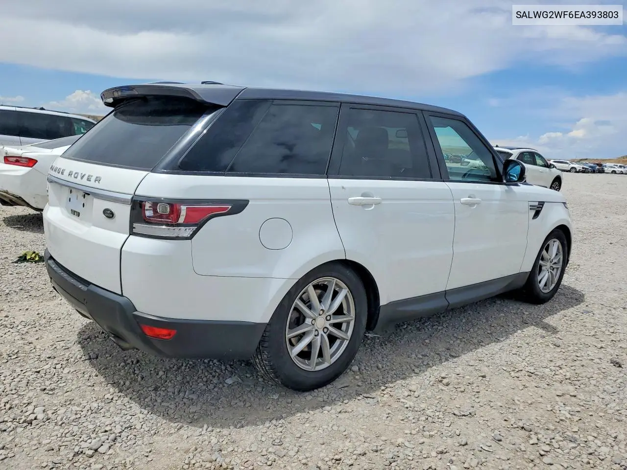 2014 Land Rover Range Rover Sport Se VIN: SALWG2WF6EA393803 Lot: 59368996