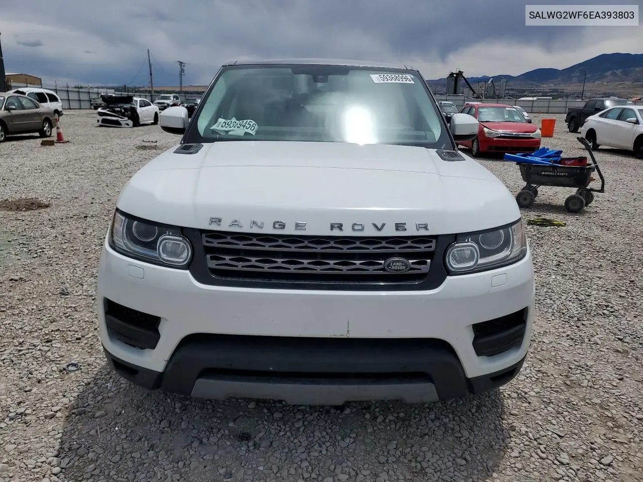 2014 Land Rover Range Rover Sport Se VIN: SALWG2WF6EA393803 Lot: 59368996