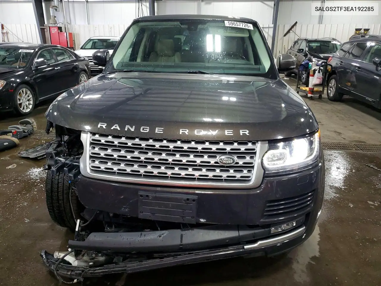 2014 Land Rover Range Rover Supercharged VIN: SALGS2TF3EA192285 Lot: 59657726