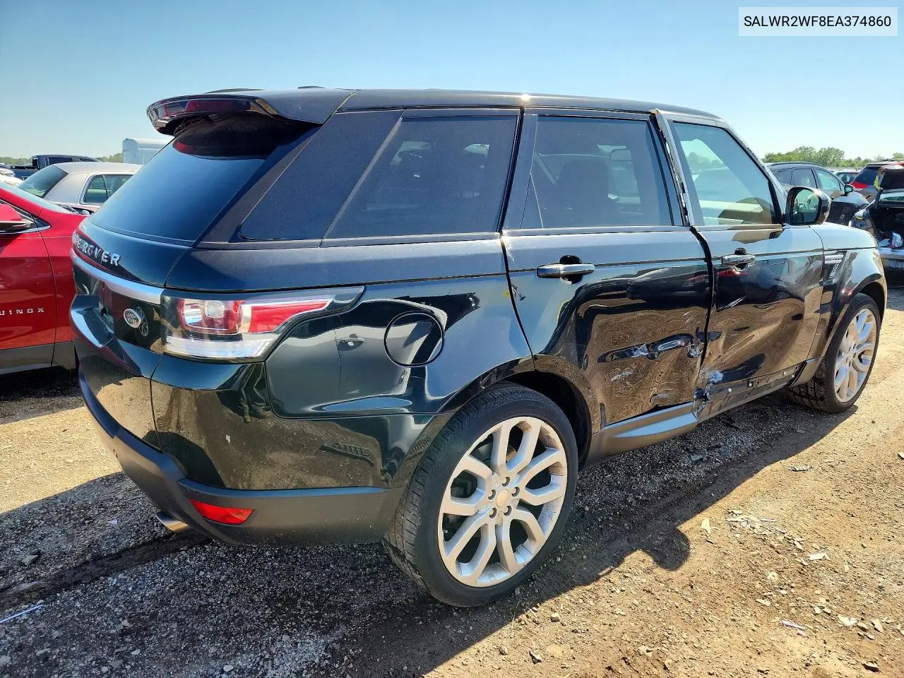 2014 Land Rover Range Rover Sport Hse VIN: SALWR2WF8EA374860 Lot: 59691996