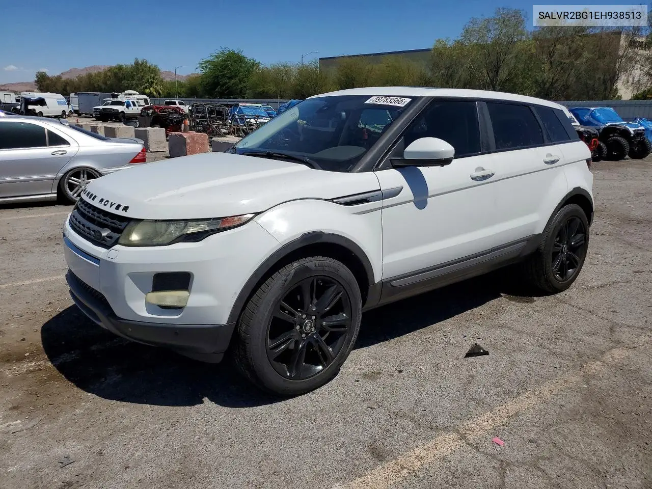 2014 Land Rover Range Rover Evoque Pure Premium VIN: SALVR2BG1EH938513 Lot: 59783566