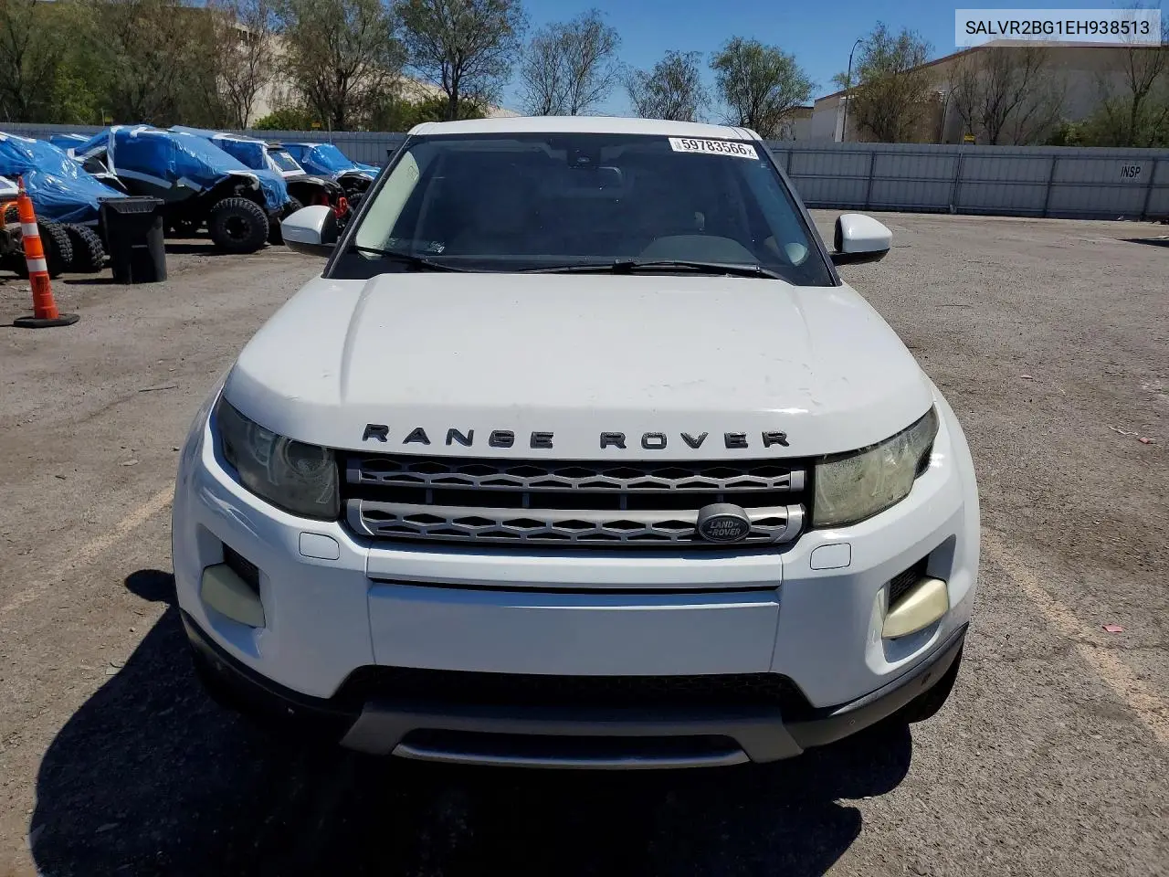 2014 Land Rover Range Rover Evoque Pure Premium VIN: SALVR2BG1EH938513 Lot: 59783566
