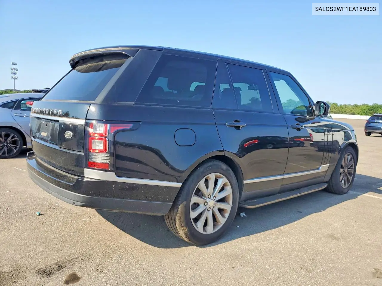 2014 Land Rover Range Rover Hse VIN: SALGS2WF1EA189803 Lot: 60892416