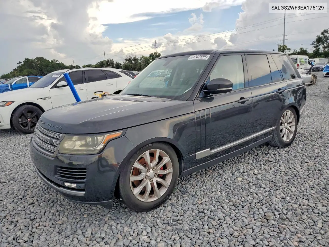 2014 Land Rover Range Rover Hse VIN: SALGS2WF3EA176129 Lot: 61242556