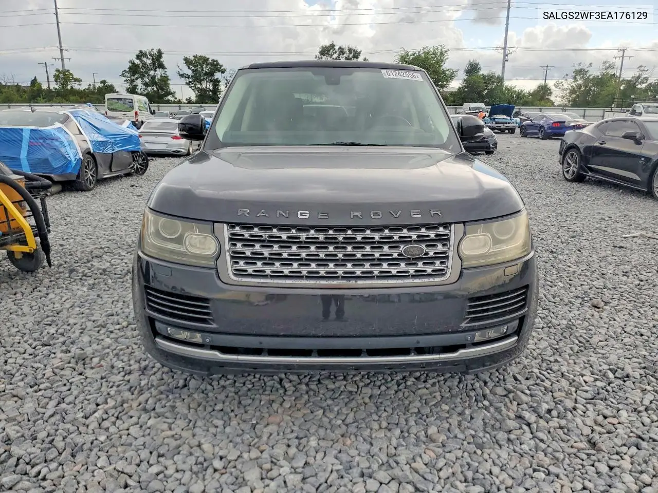 2014 Land Rover Range Rover Hse VIN: SALGS2WF3EA176129 Lot: 61242556