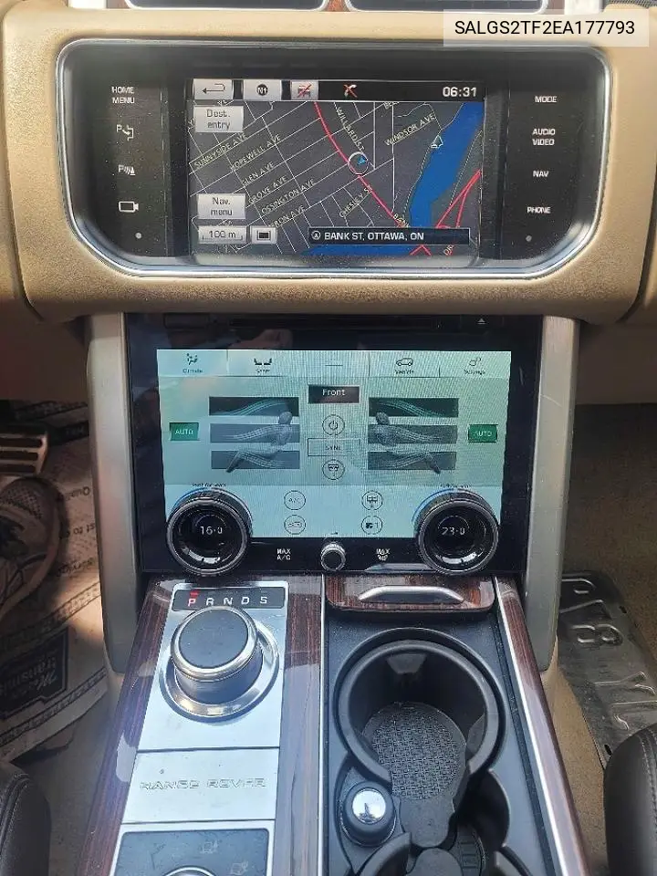 2014 Land Rover Range Rover Supercharged VIN: SALGS2TF2EA177793 Lot: 61748046