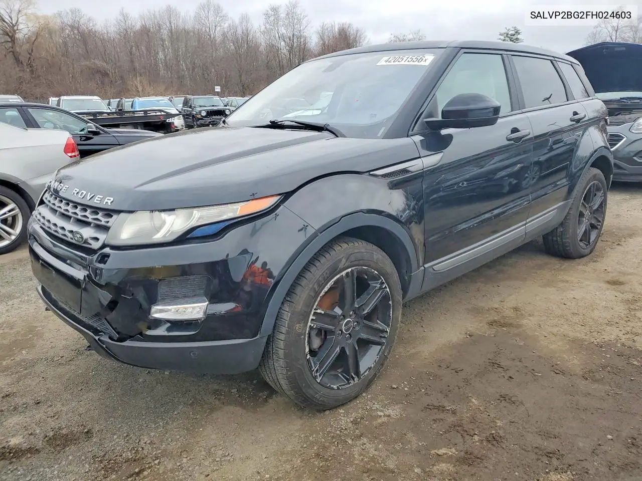 2015 Land Rover Range Rover Evoque Pure Plus VIN: SALVP2BG2FH024603 Lot: 42051556