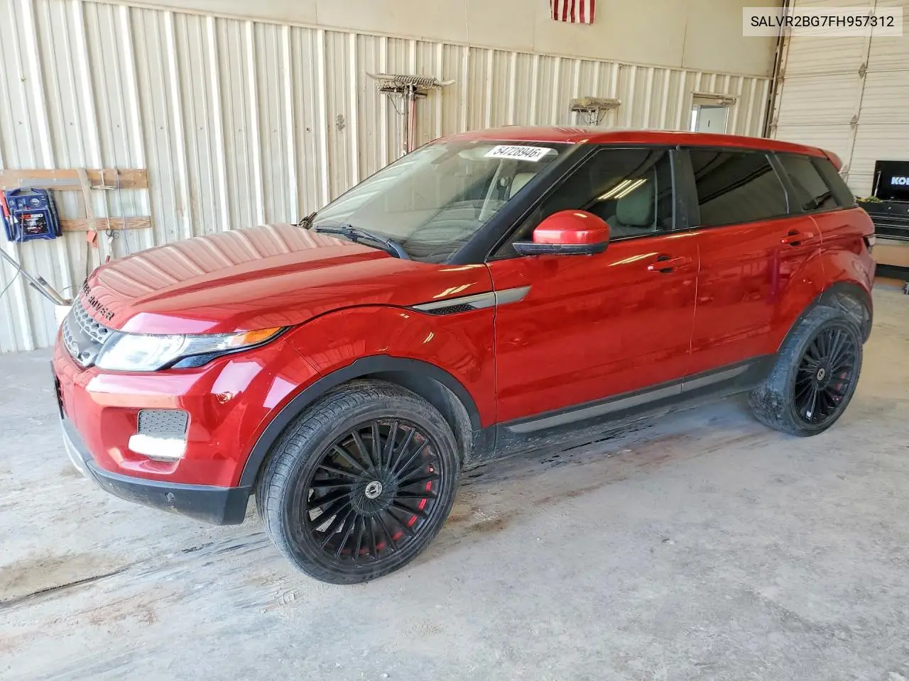 2015 Land Rover Range Rover Evoque Pure Premium VIN: SALVR2BG7FH957312 Lot: 54728946