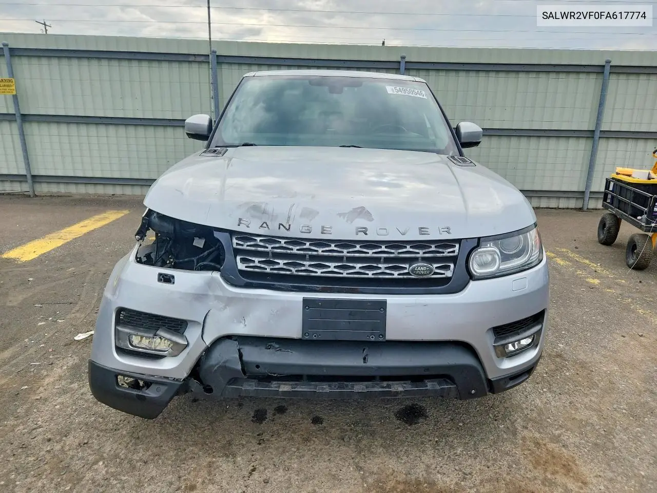 2015 Land Rover Range Rover Sport Hse VIN: SALWR2VF0FA617774 Lot: 54950546