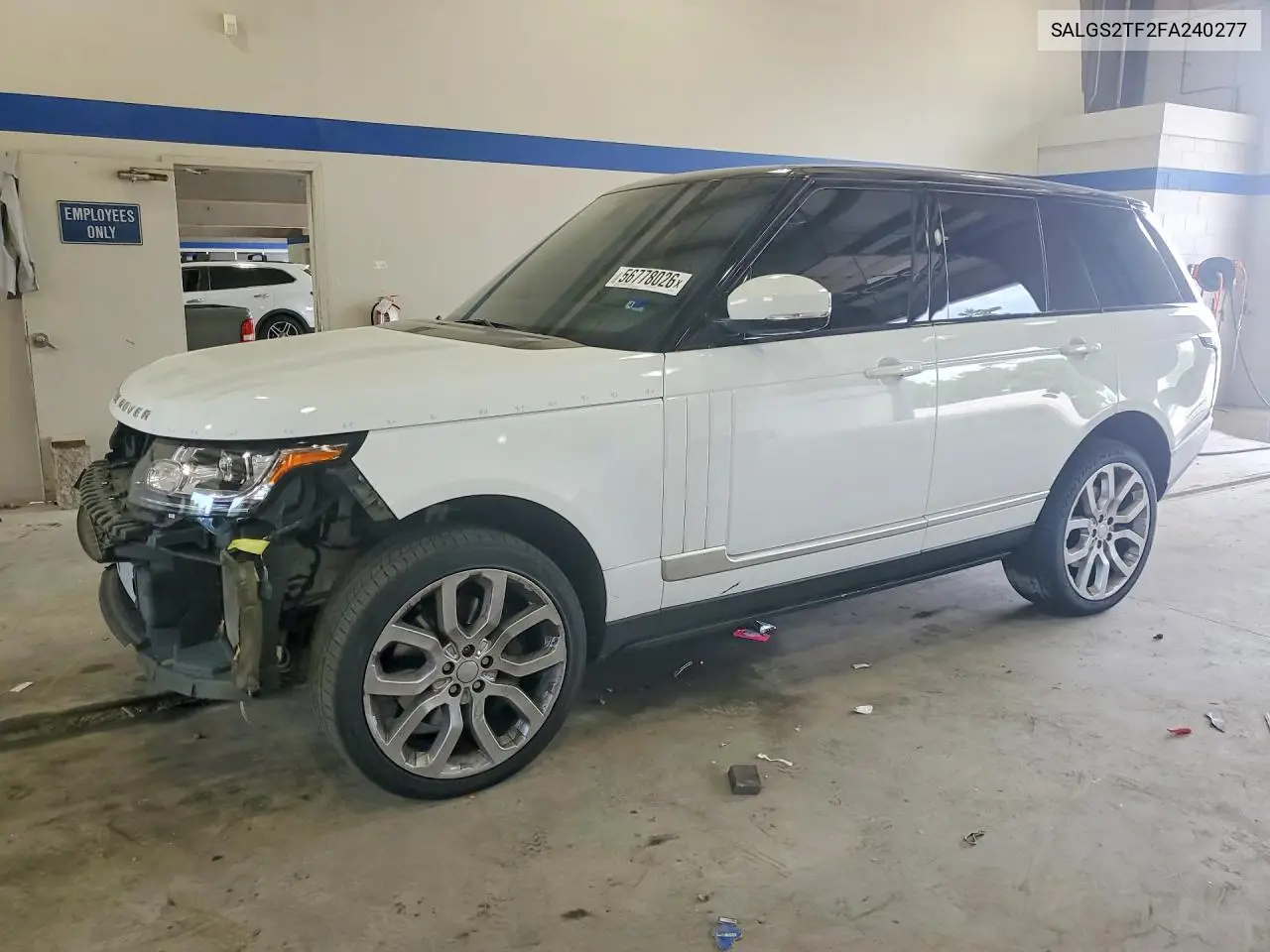 2015 Land Rover Range Rover Supercharged VIN: SALGS2TF2FA240277 Lot: 56778026