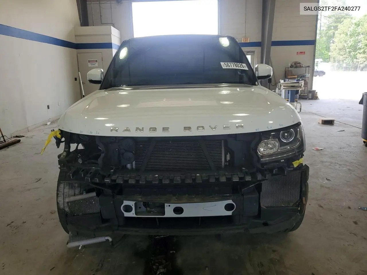 2015 Land Rover Range Rover Supercharged VIN: SALGS2TF2FA240277 Lot: 56778026