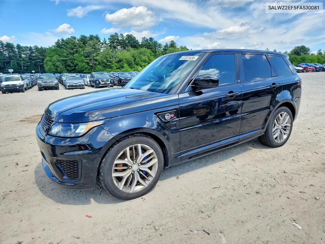 2015 Land Rover Range Rov VIN: SALWZ2EF5FA530081 Lot: 57237436