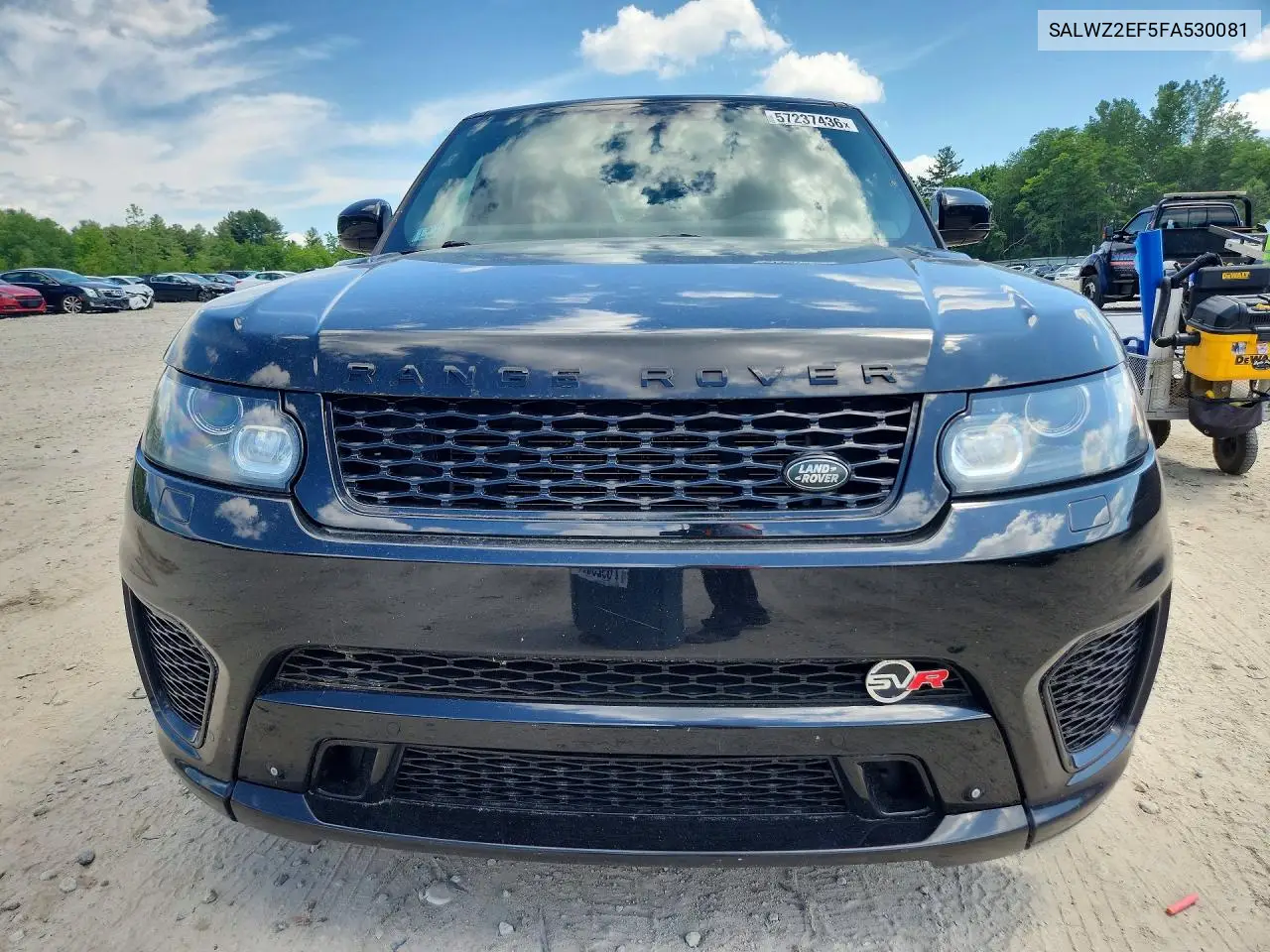 2015 Land Rover Range Rov VIN: SALWZ2EF5FA530081 Lot: 57237436