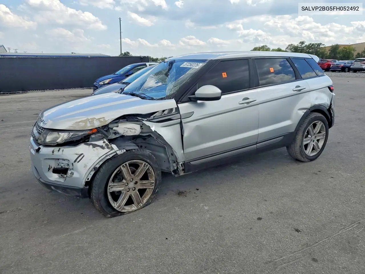 2015 Land Rover Range Rover Evoque Pure Plus VIN: SALVP2BG5FH052492 Lot: 57250226