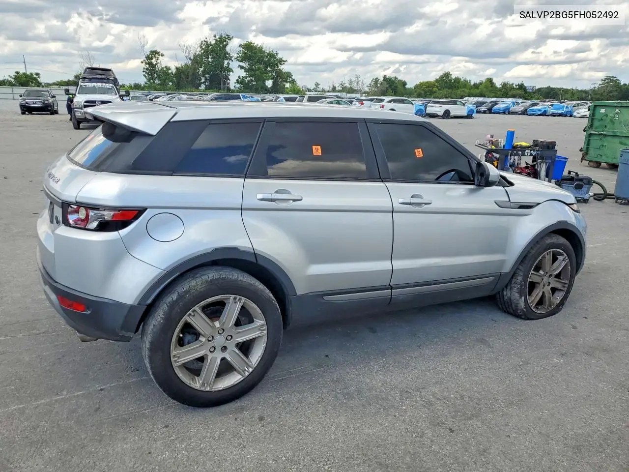 2015 Land Rover Range Rover Evoque Pure Plus VIN: SALVP2BG5FH052492 Lot: 57250226