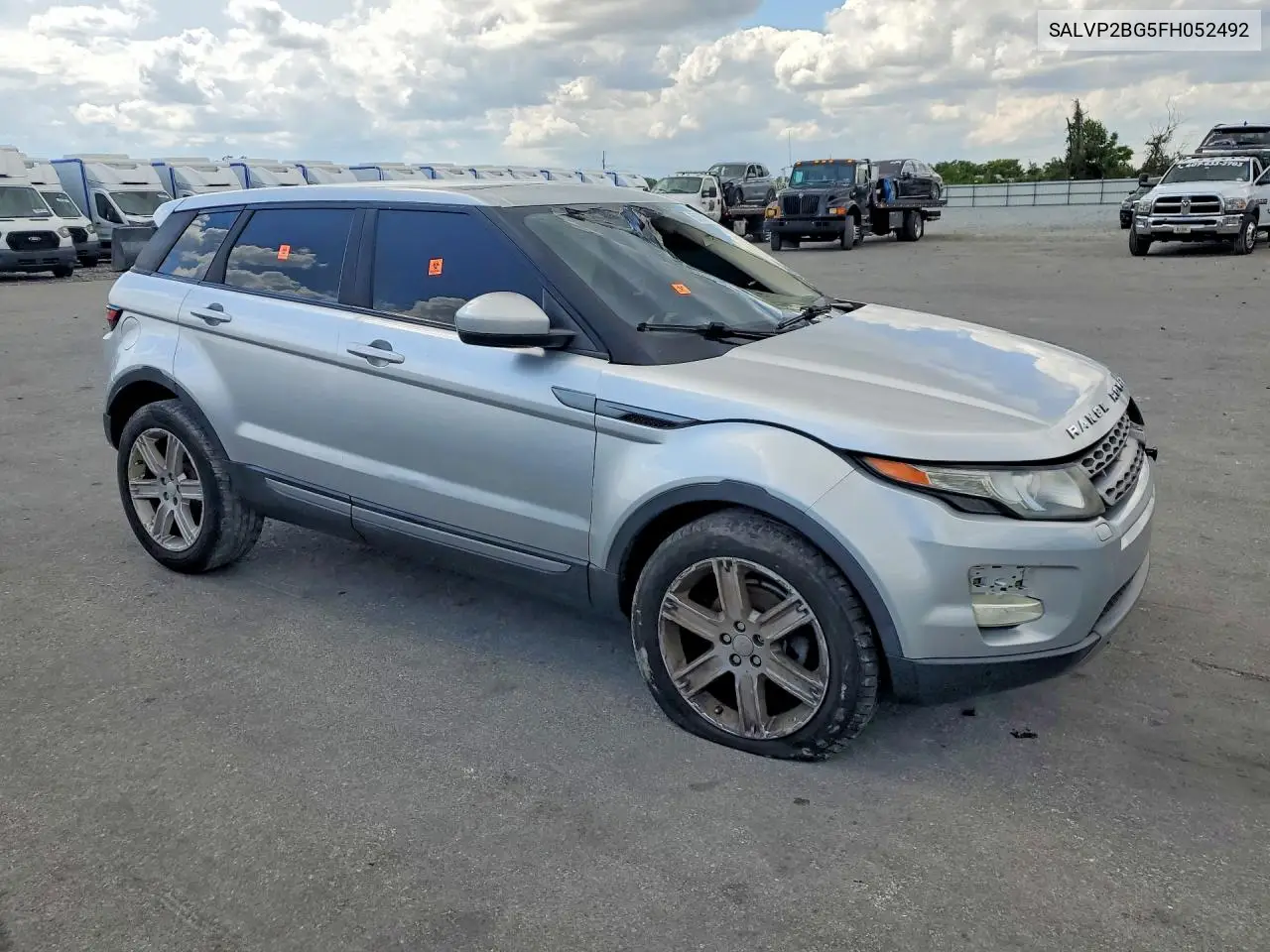 2015 Land Rover Range Rover Evoque Pure Plus VIN: SALVP2BG5FH052492 Lot: 57250226
