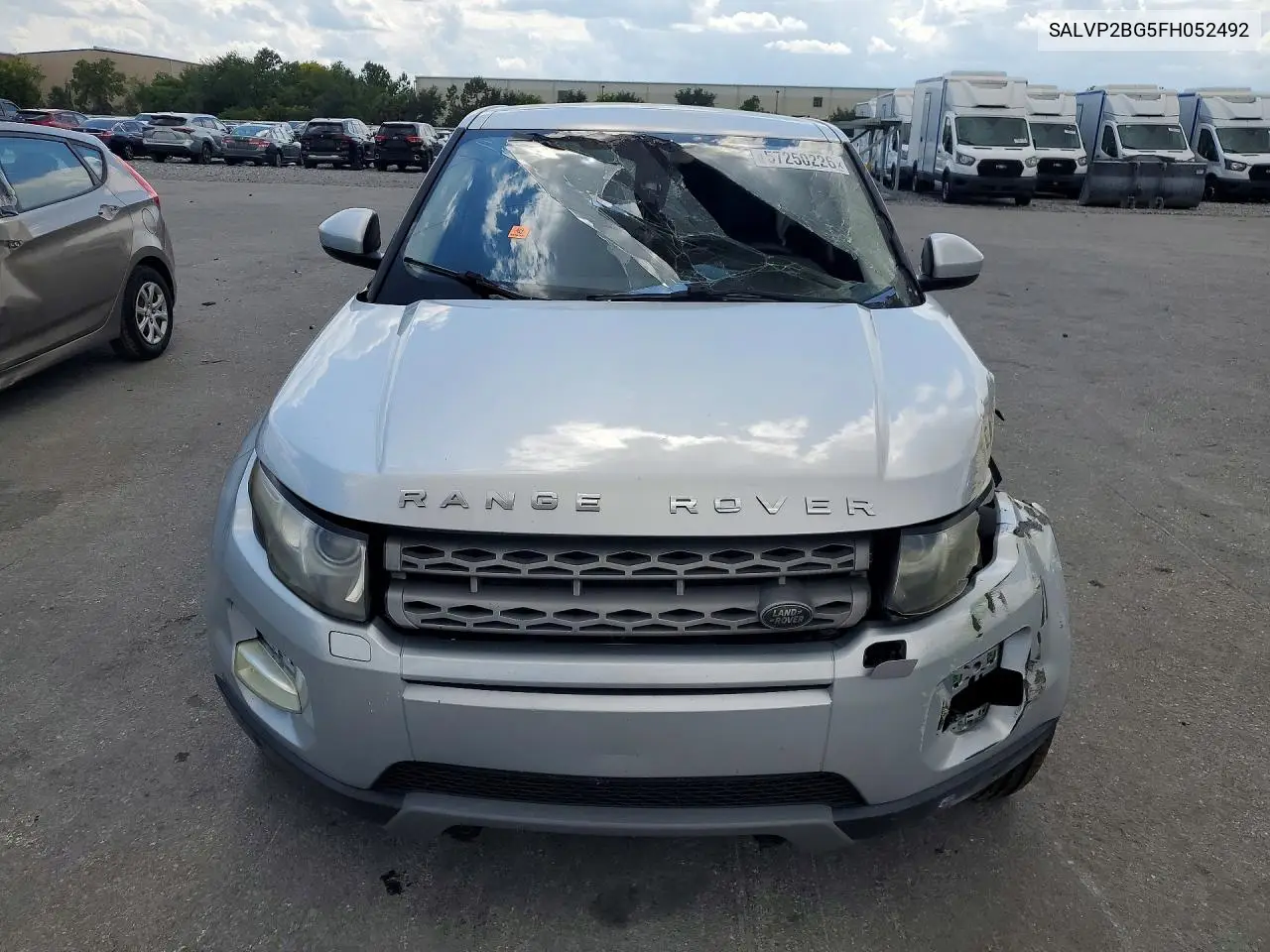 2015 Land Rover Range Rover Evoque Pure Plus VIN: SALVP2BG5FH052492 Lot: 57250226